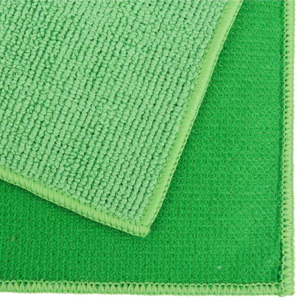 Heavy Duty Scrubbing Cloths - Neon Green - 12" x 12" - view 2
