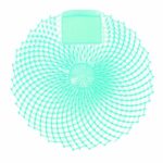 Impact Eclipse™ Urinal Screen - Cucumber Melon Fragrance - Light Green - Logo