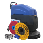 20" Walk Behind Scrubber - Brush Assist - (2) 12V Lead Batteries Pad, Pad Driver, and Maintenance Tool Kit Incl)