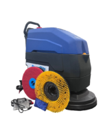 20" Walk Behind Scrubber - Brush Assist - (2) 12V Lead Batteries Pad, Pad Driver, and Maintenance Tool Kit Incl)