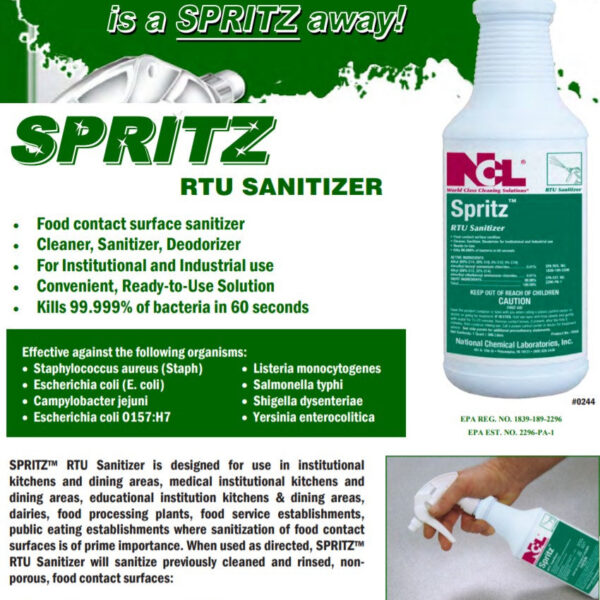 Spritz RTU Sanitizer - view 2
