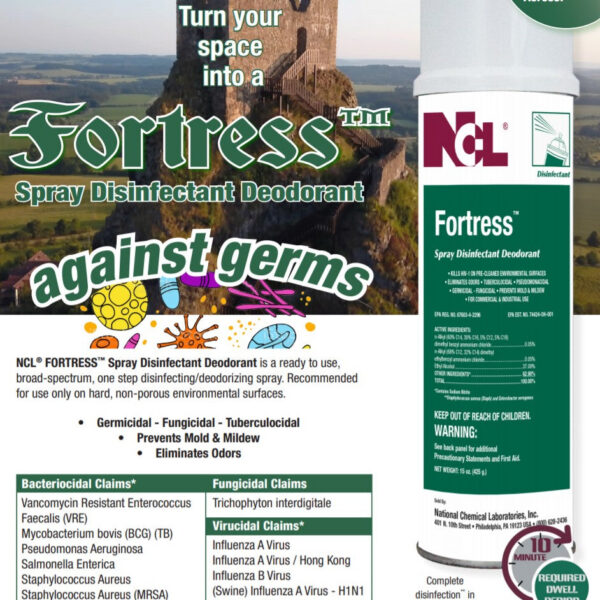 Fortress Spray Disinfectant Deodorant - (15 oz Cans) - view 2