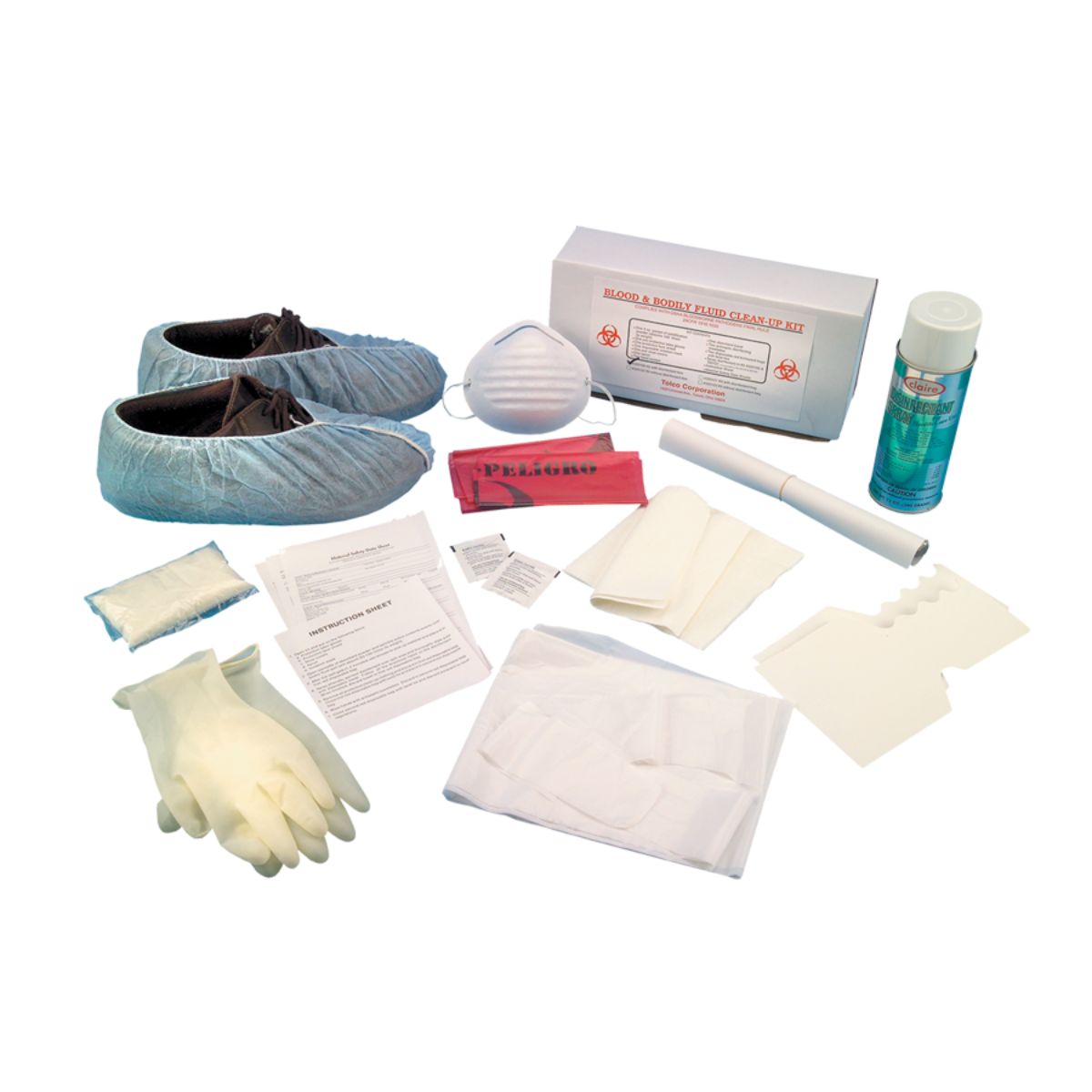 Clean-Up Kit with Disinfectant Clean-Up Kit with Disinfectant