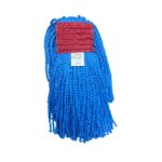 Pearl Synthetic Microfiber - Cut End - Disposable - Wet Mop - 5" Headband - Large - Blue - view 3