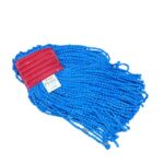 Pearl Synthetic Microfiber - Cut End - Disposable - Wet Mop - 5" Headband - Large - Blue - view 4