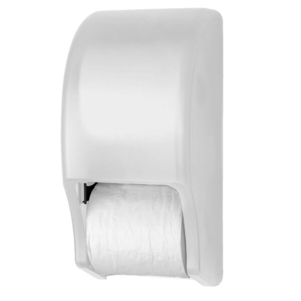 Two Roll Standard Tissue Dispensers - Plastic Back - view 2