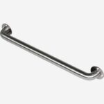 18" Metal Grab Bar w/ Concealed Flange - Brushed Stainless - view 2
