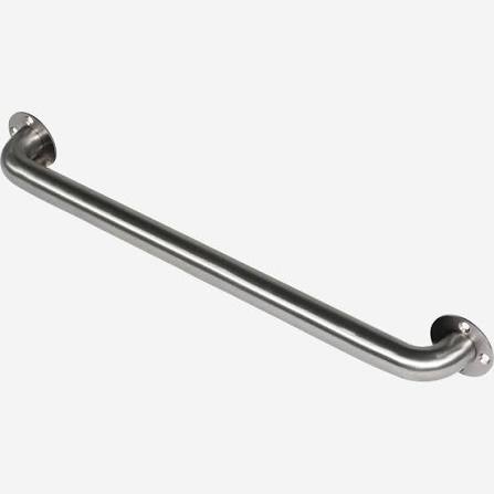 18" Metal Grab Bar w/ Concealed Flange - Brushed Stainless - view 2