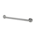 18" Metal Grab Bar w/ Concealed Flange - Brushed Stainless